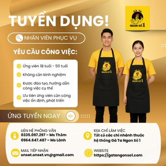 Poster tuyển dụng